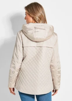 Steppjacke mit Kapuze