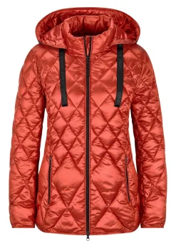 Steppjacke mit Rautenmuster