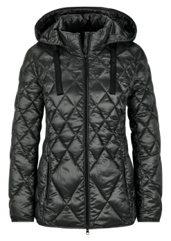 Steppjacke mit Rautenmuster
