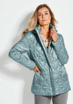 Steppjacke mit Wellenstepp