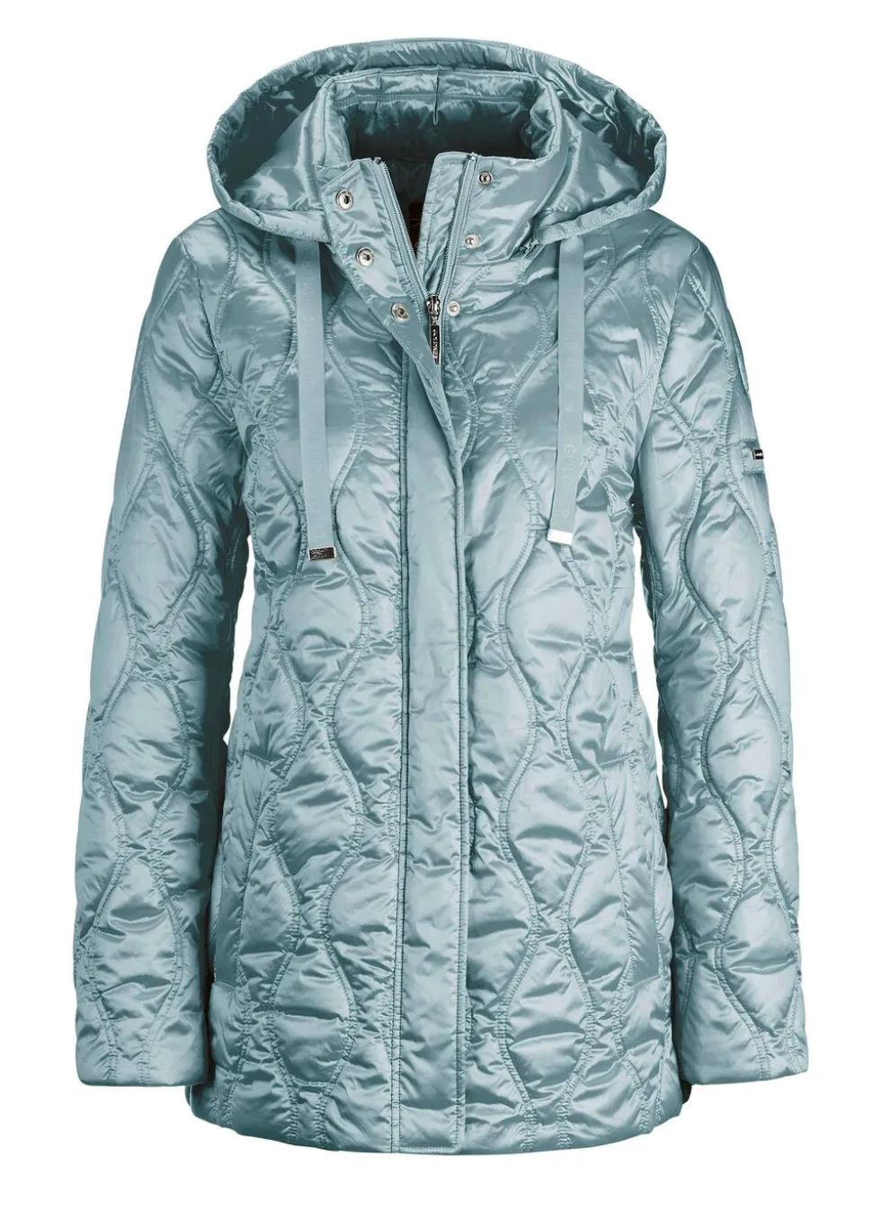 Steppjacke mit Wellenstepp