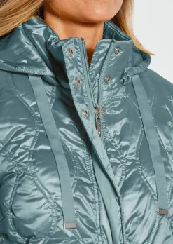 Steppjacke mit Wellenstepp