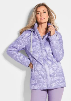 Steppjacke mit Wellenstepp