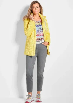 Steppjacke mit Wellenstepp