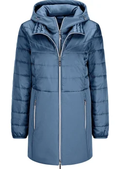 Steppmantel mit Softshell-Einsatz