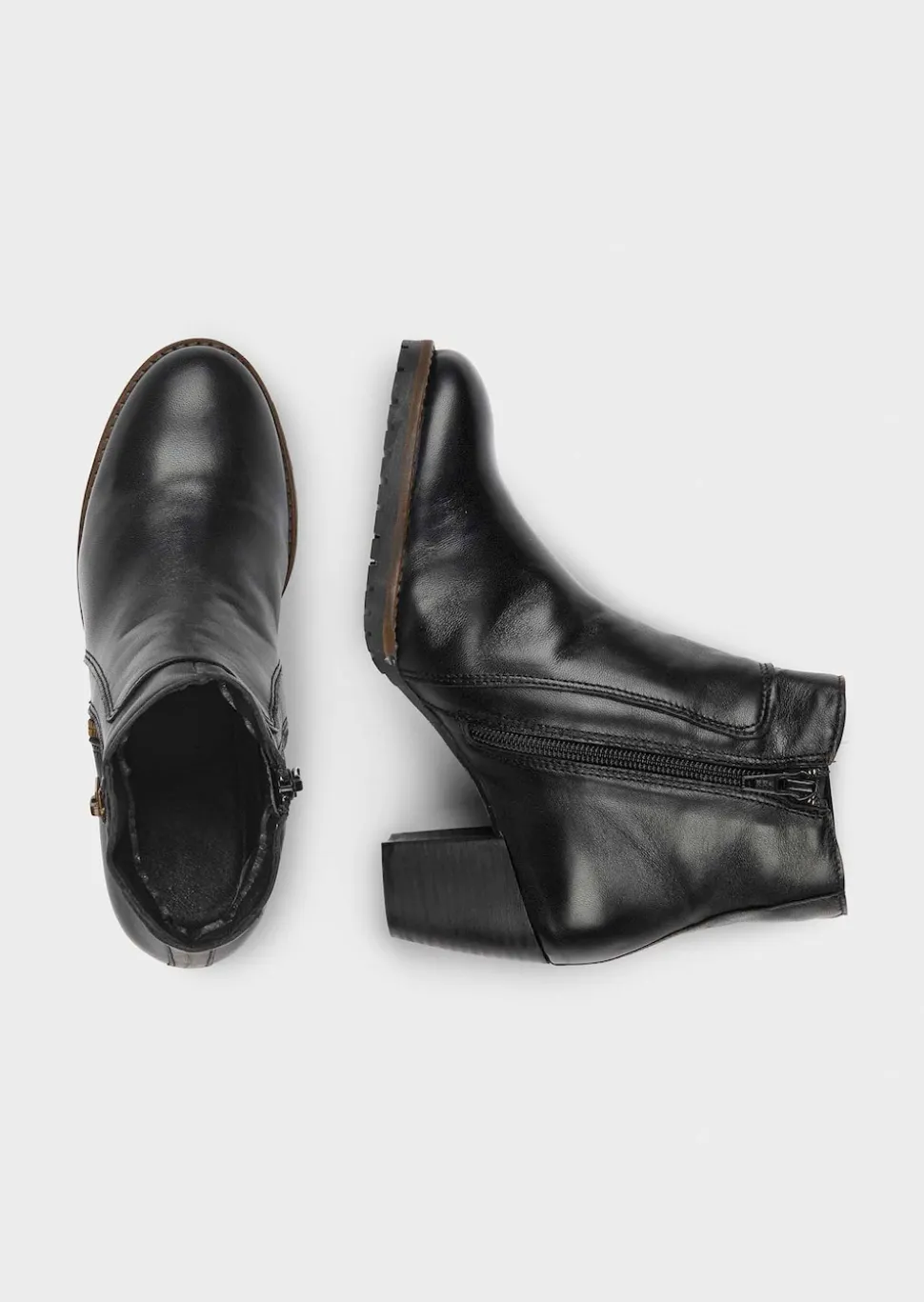 Stiefeletten aus echtem Leder