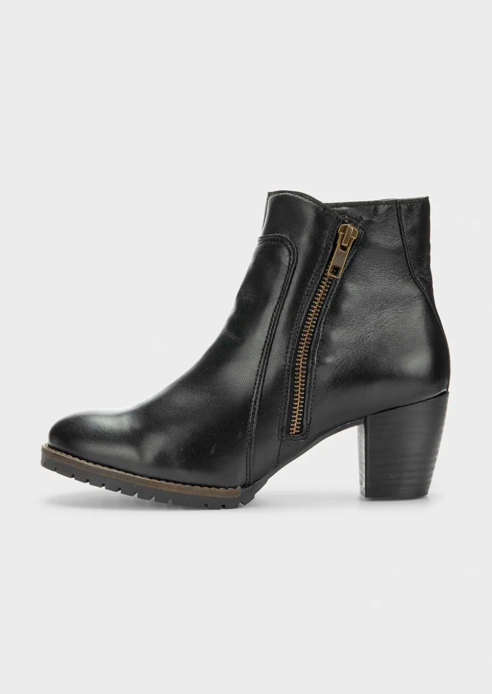 Stiefeletten aus echtem Leder