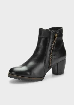 Stiefeletten aus echtem Leder