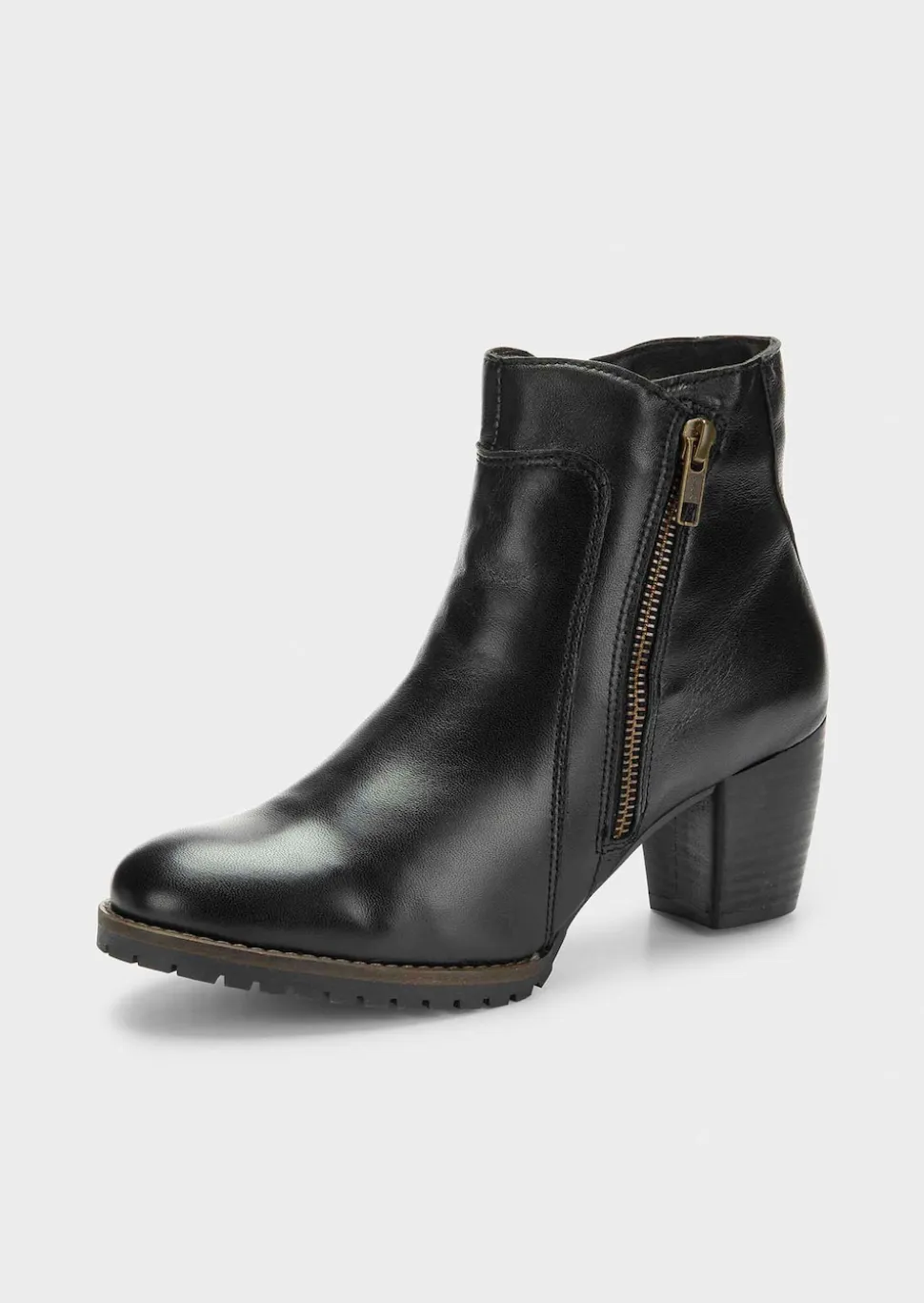 Stiefeletten aus echtem Leder