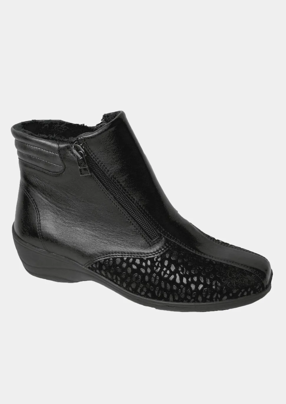 Stiefeletten aus echtem Leder