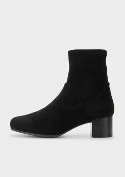 Stiefeletten in Wildleder-Optik