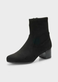 Stiefeletten in Wildleder-Optik