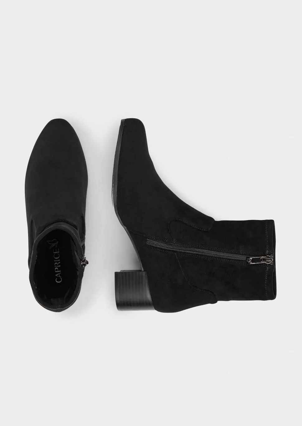 Stiefeletten in Wildleder-Optik