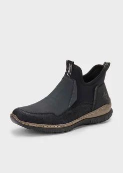 Stiefeletten mit Elastik-Einsatz