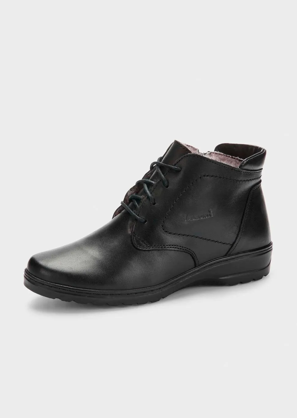 Stiefeletten mit Schnürung und Reißverschluss