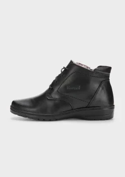 Stiefeletten mit Schnürung und Reißverschluss