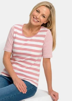 Streifenshirt aus softer Baumwollmischung