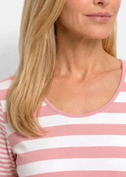 Streifenshirt aus softer Baumwollmischung