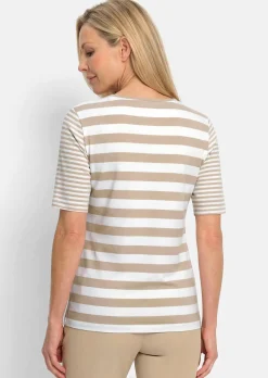 Streifenshirt aus softer Baumwollmischung