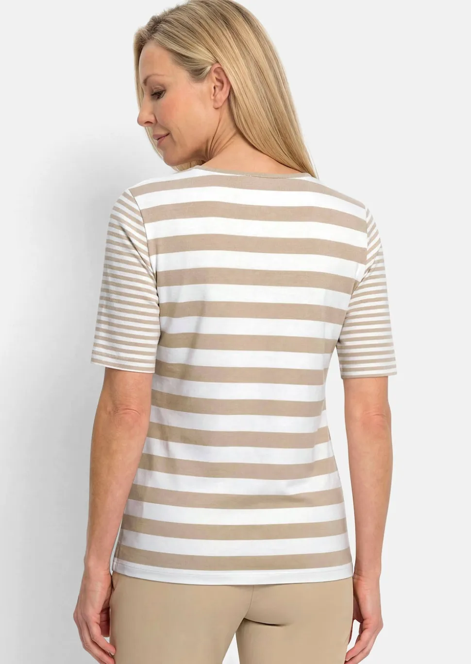 Streifenshirt aus softer Baumwollmischung