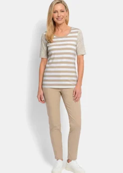 Streifenshirt aus softer Baumwollmischung