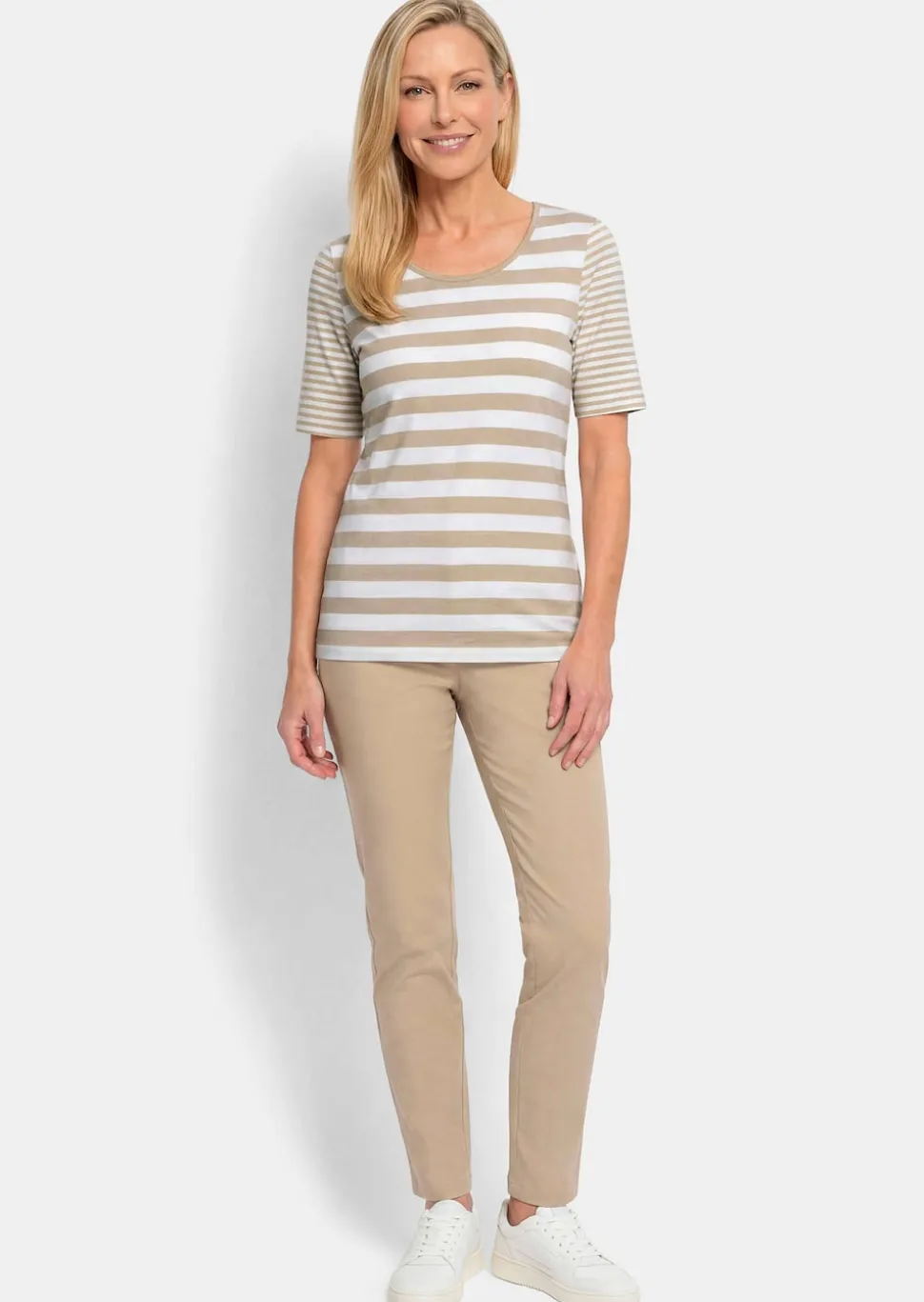 Streifenshirt aus softer Baumwollmischung
