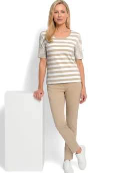 Streifenshirt aus softer Baumwollmischung