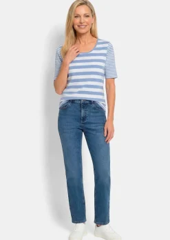 Streifenshirt aus softer Baumwollmischung