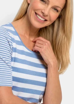 Streifenshirt aus softer Baumwollmischung