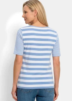 Streifenshirt aus softer Baumwollmischung
