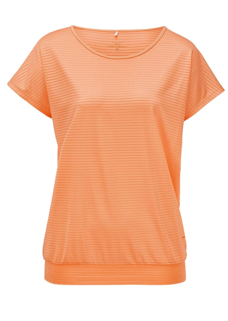 Streifenshirt mit breitem Saum