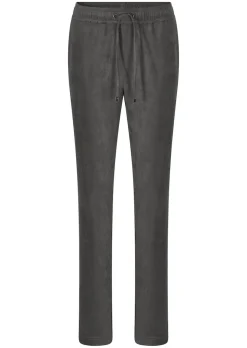 Stretch Hose SARA in Veloursleder-Optik