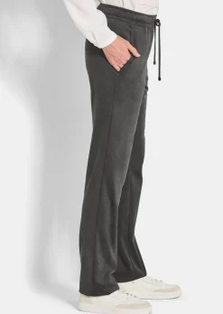 Stretch Hose SARA in Veloursleder-Optik