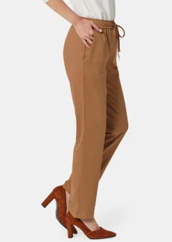 Stretch Hose SARA in Veloursleder-Optik
