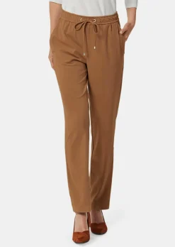 Stretch Hose SARA in Veloursleder-Optik