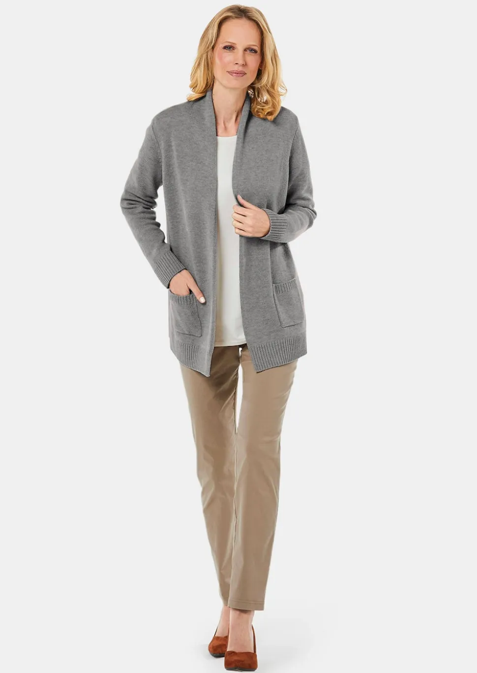 Strickjacke aus Merinowolle