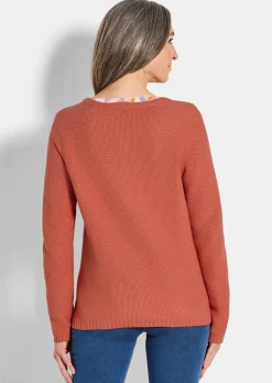 Strickjacke aus reiner Baumwolle