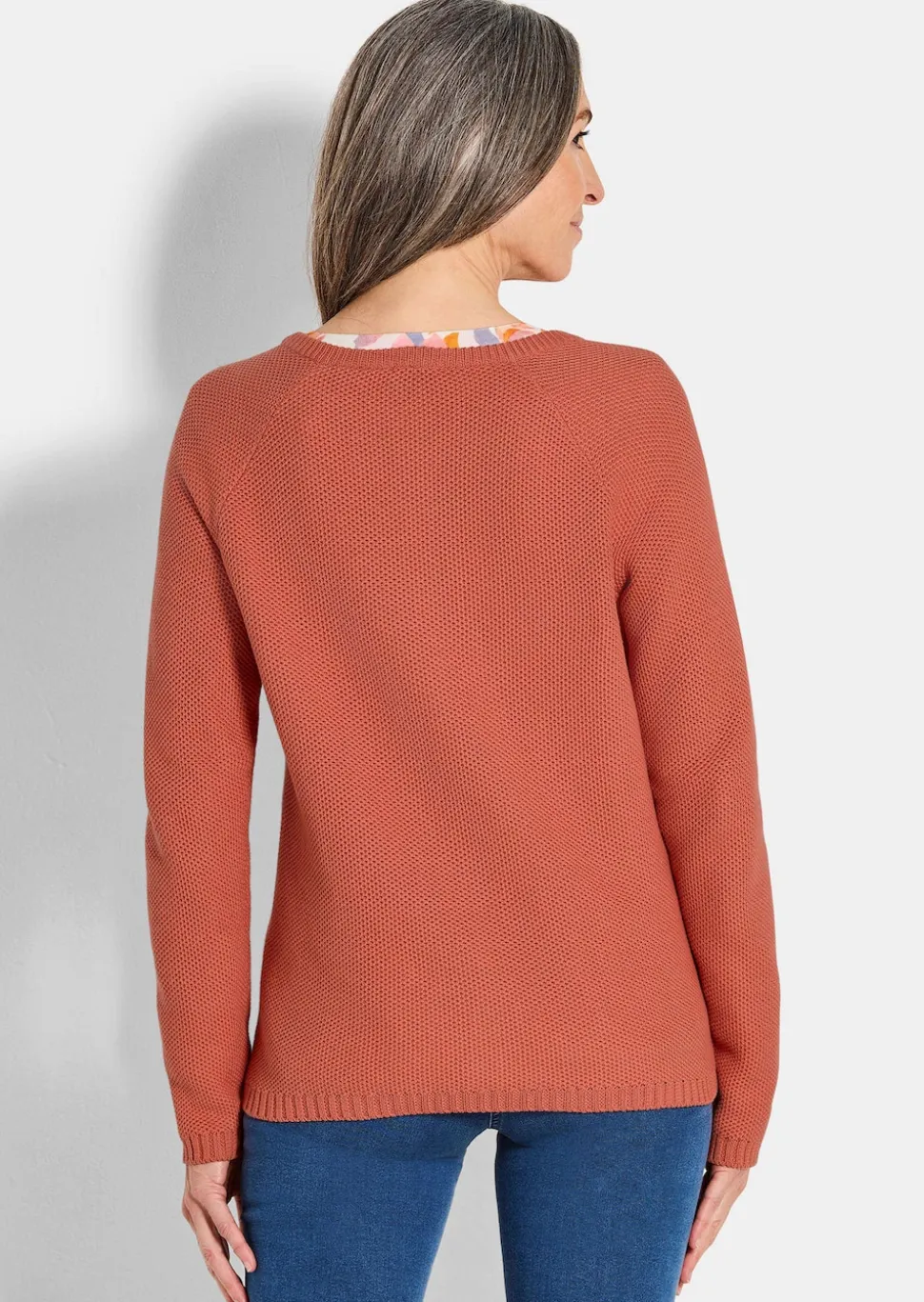 Strickjacke aus reiner Baumwolle