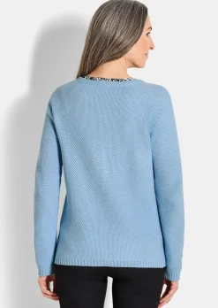Strickjacke aus reiner Baumwolle