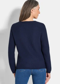 Strickjacke aus reiner Baumwolle