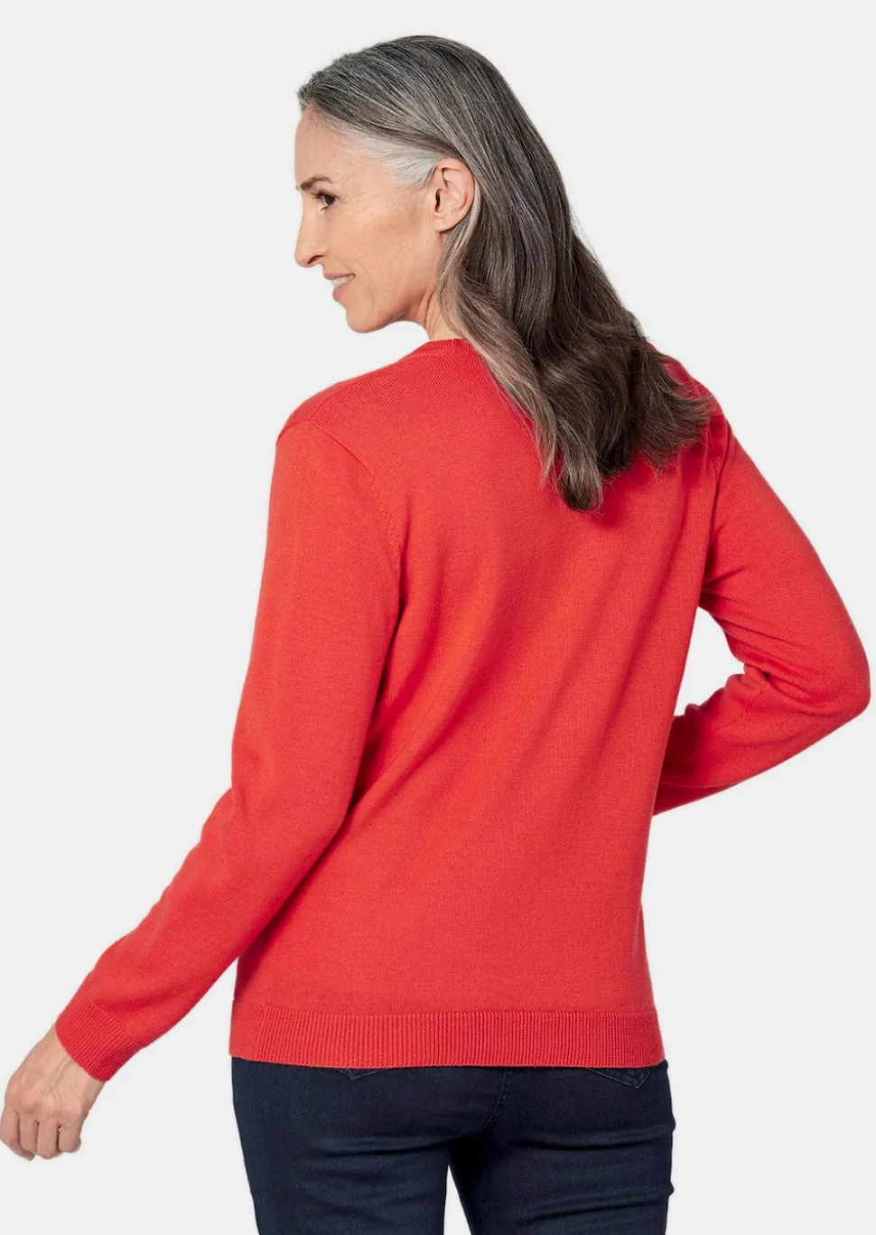 Strickjacke aus reiner Merinowolle