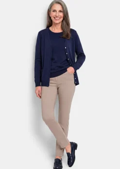 Strickjacke aus reiner Merinowolle