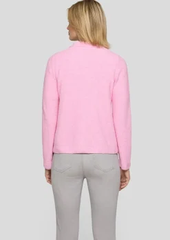 Strickjacke im Hemdblusen-Stil