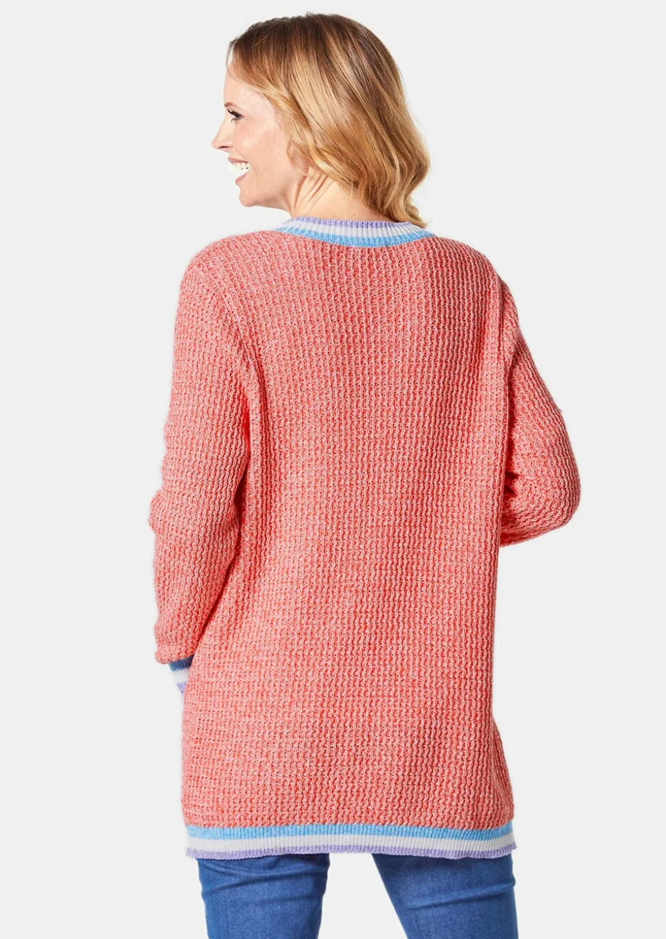 Strickjacke in raffinierter Struktur