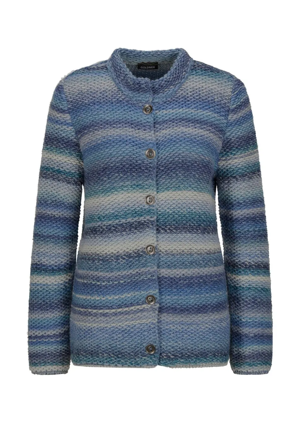 Strickjacke mit Multicolor Ringeloptik