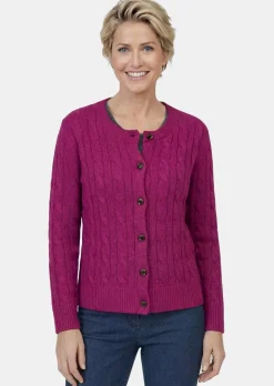 Strickjacke mit Schurwolle