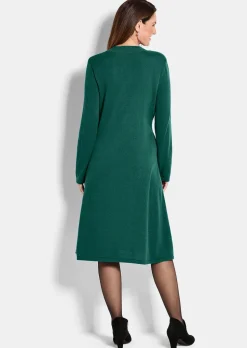Strickkleid in femininer A-Linie