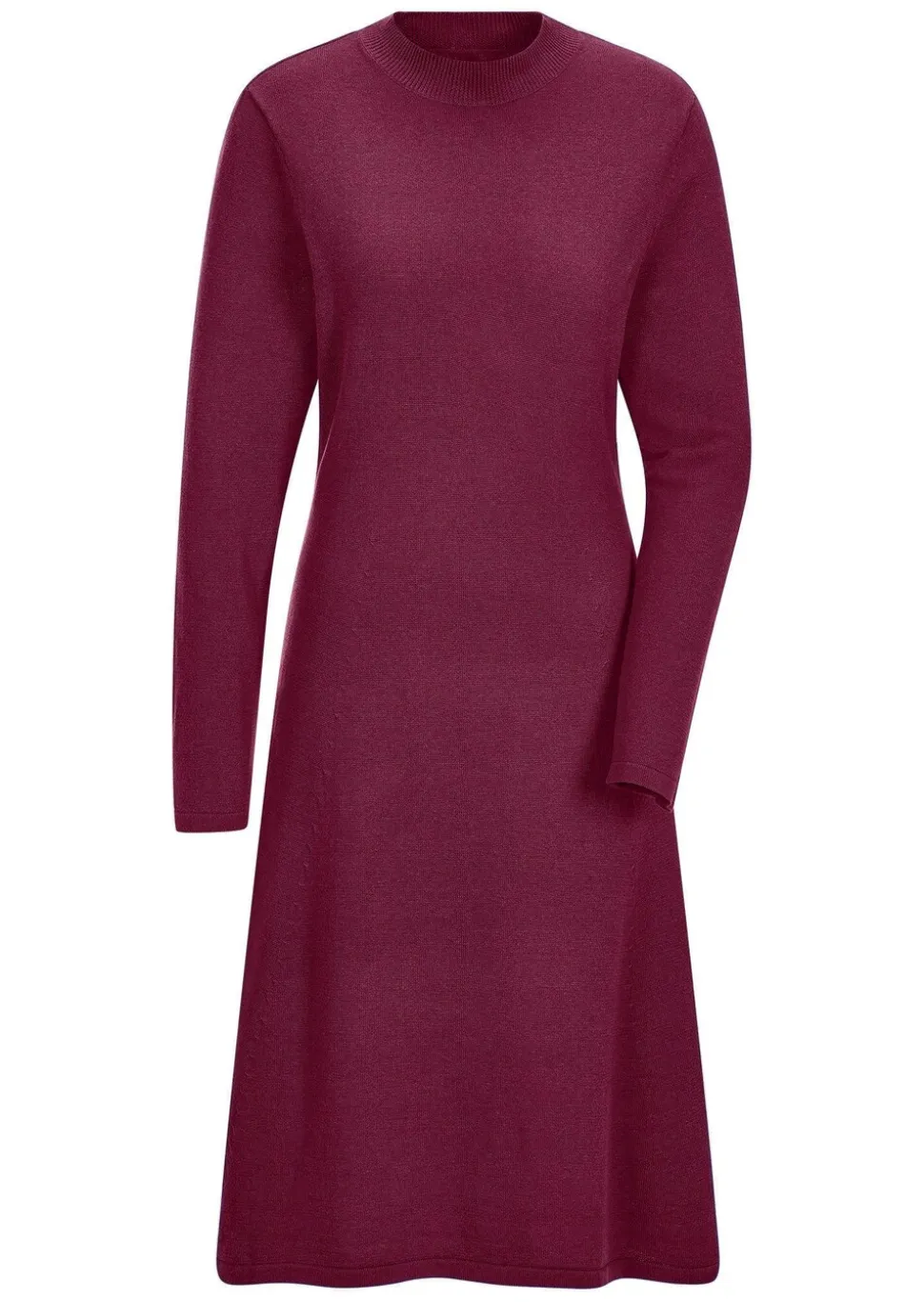 Strickkleid in femininer A-Linie