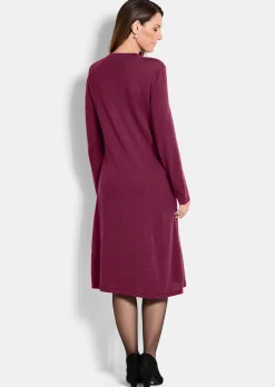 Strickkleid in femininer A-Linie