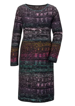 Strickkleid mit Allover-Jacquardmuster